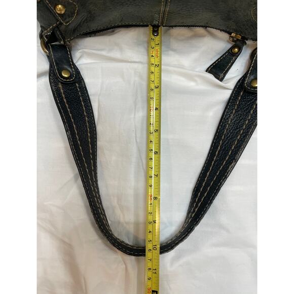 Vintage Fossil Leather Crossover Purse - Picture 5 of 7